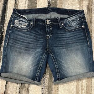 Vigoss Blue Jean Shorts Classic Denim Style